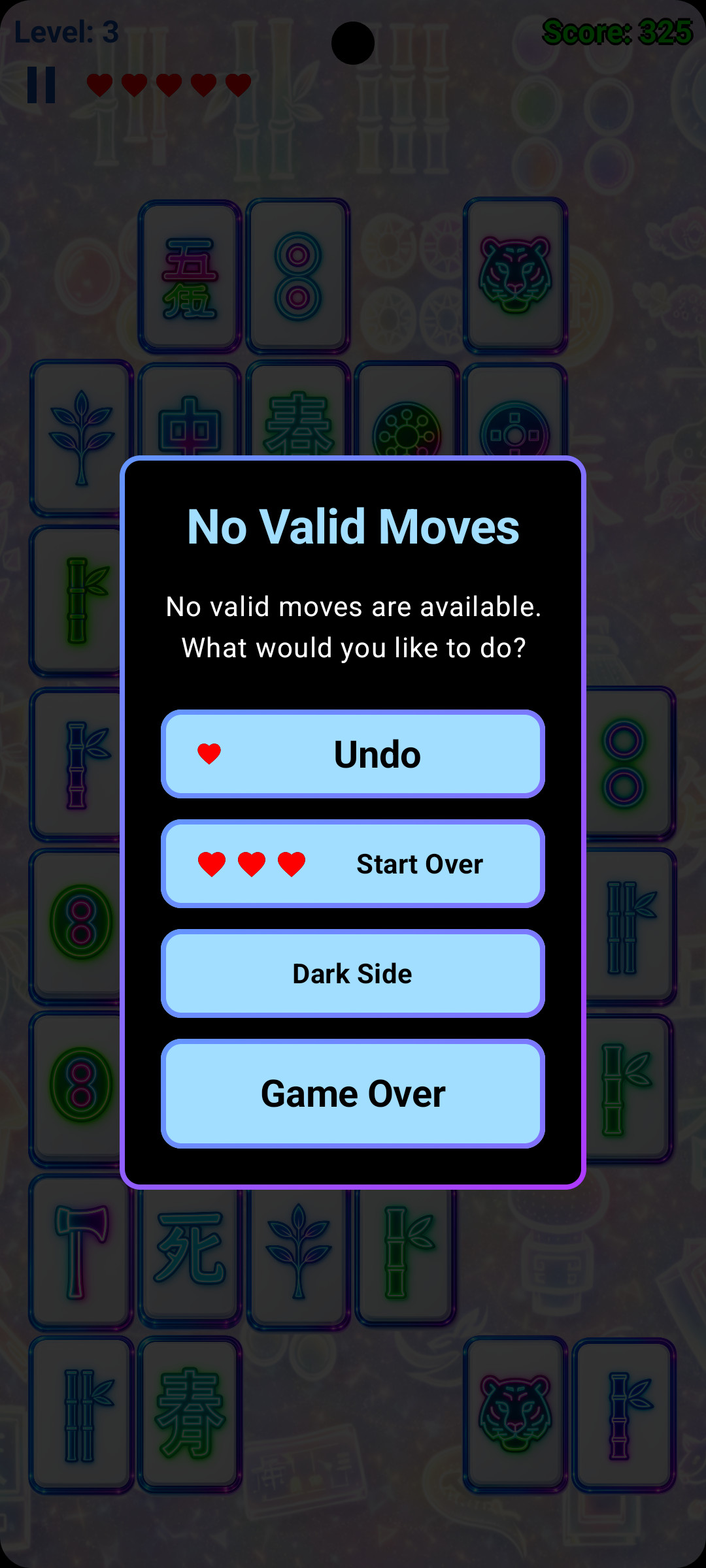 No Valid Moves